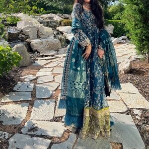 Pakistani Floor Length Dress
